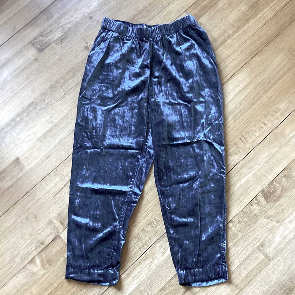 ett:twa by Anthropologie Crushed Velvet Pants Size Small